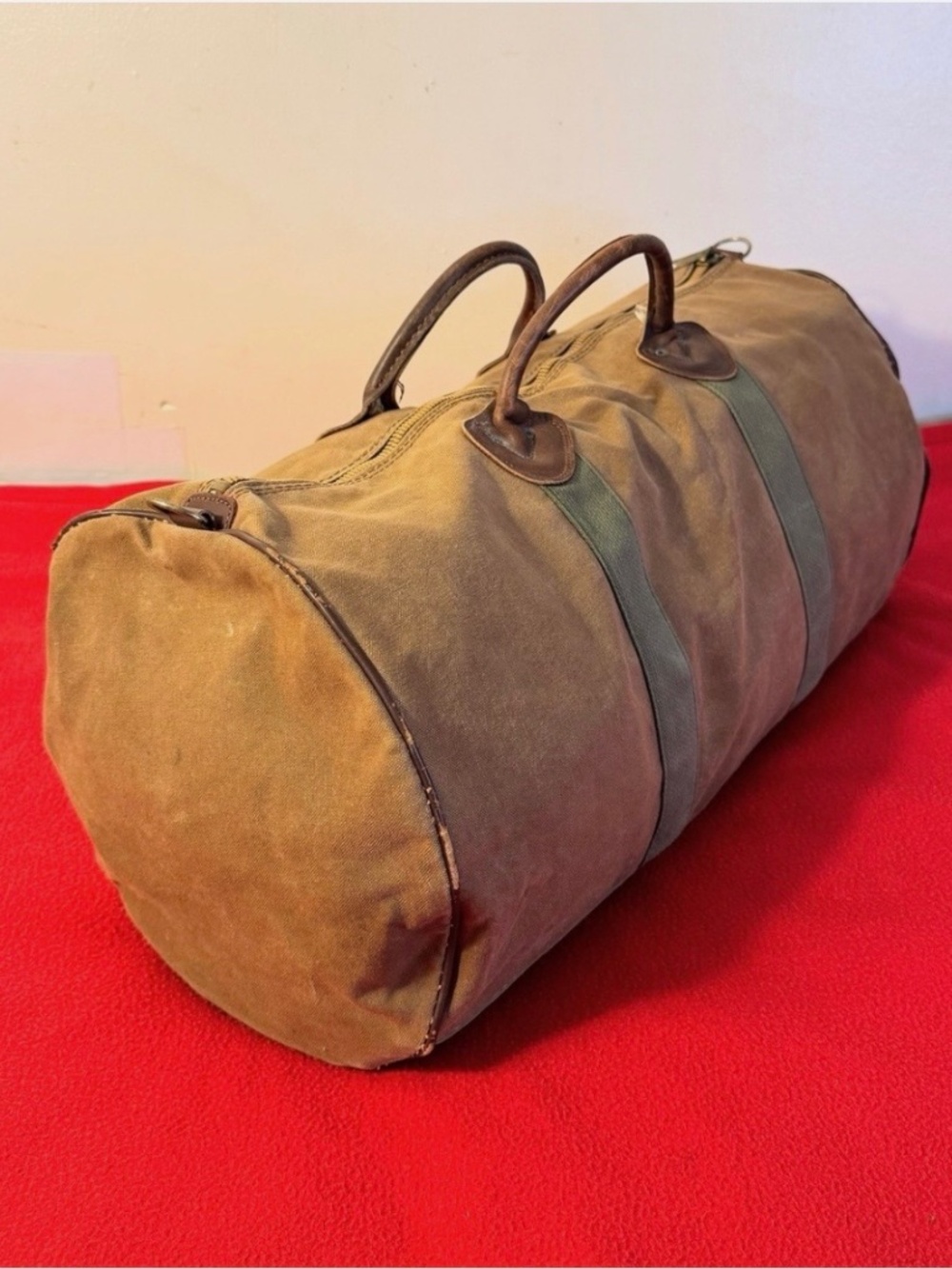 Vintage 80’s L.L. Bean Canvas Duffle Bag